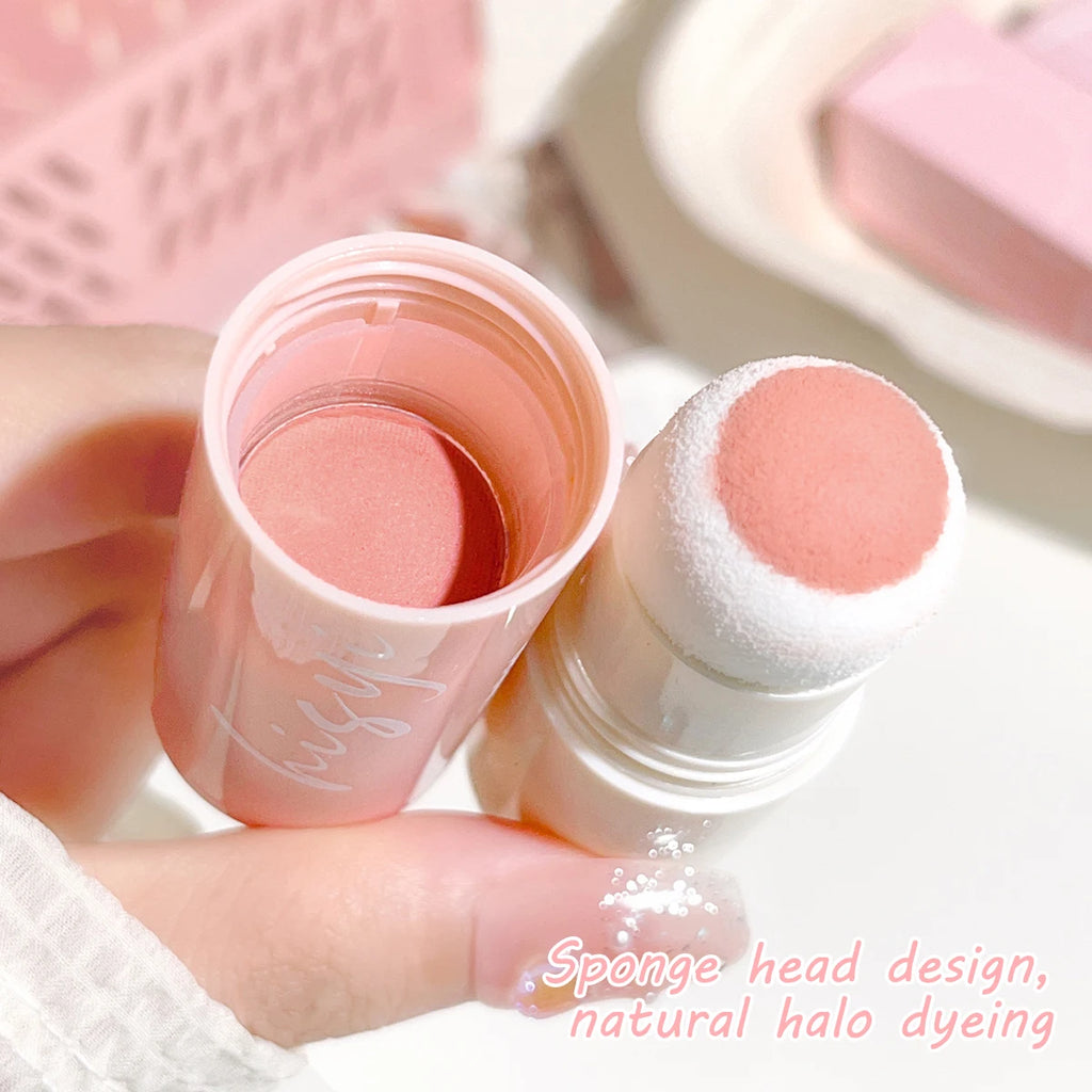 Blush Stick - Energetic and Bouncy, Korean Style, Brightening, Dual-Use for Lips and Cheeks