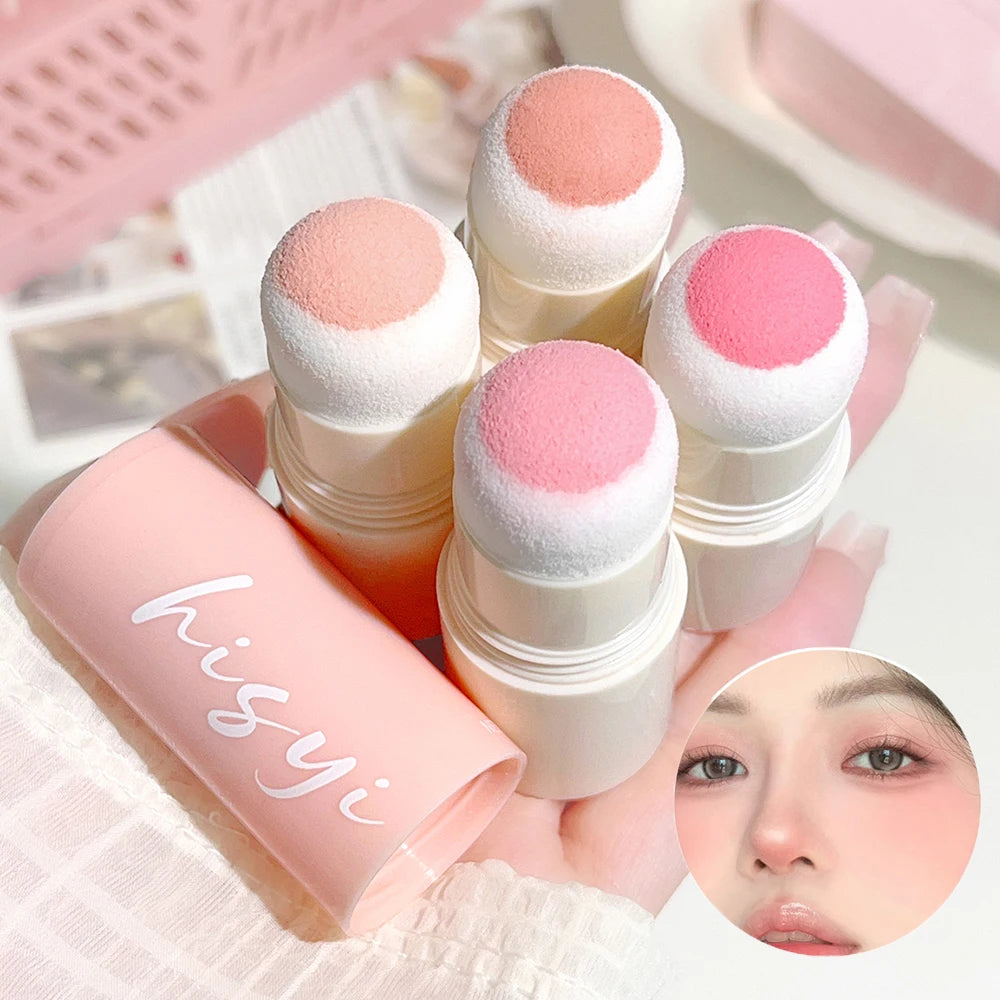 Blush Stick - Energetic and Bouncy, Korean Style, Brightening, Dual-Use for Lips and Cheeks