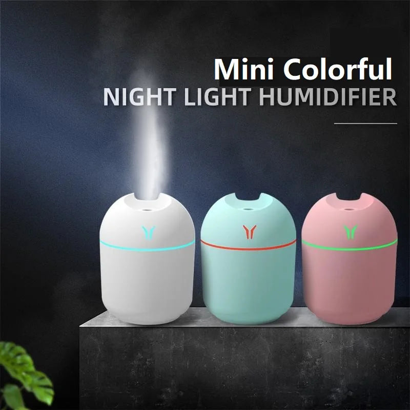 USB Mini Air Humidifier Aroma Essential Oil Diffuser For Home Car Ultrasonic