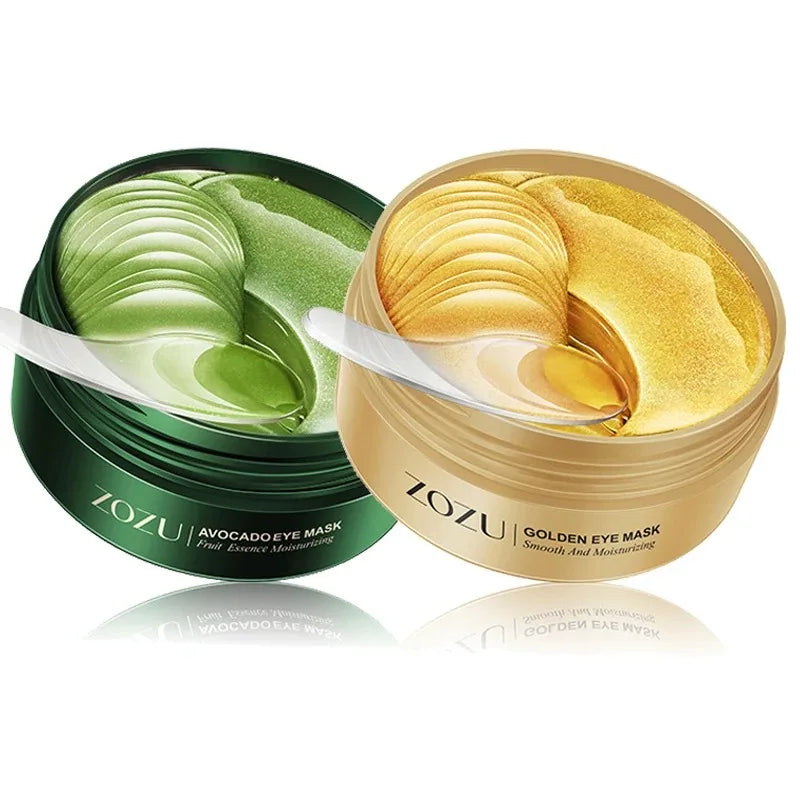 Eye Mask Avocado Gold Moisturize Firming Improve Eye Bags Eye Patches Anti Wrinkle Eye Patches for Dark Circles