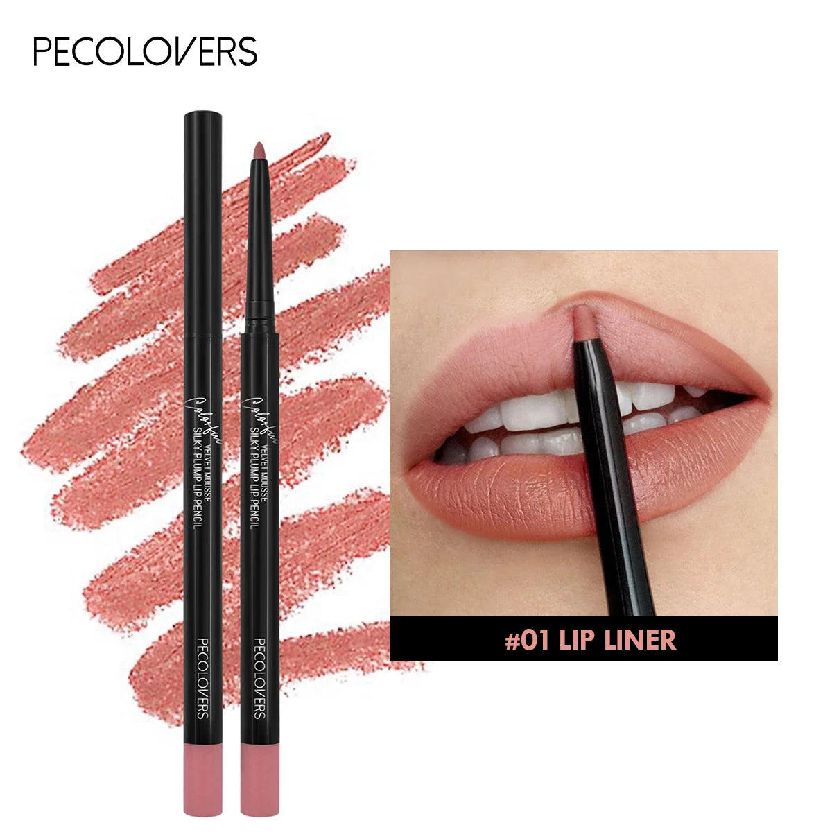 Waterproof Matte Lipliner Pencil Red Contour Tint Lipstick