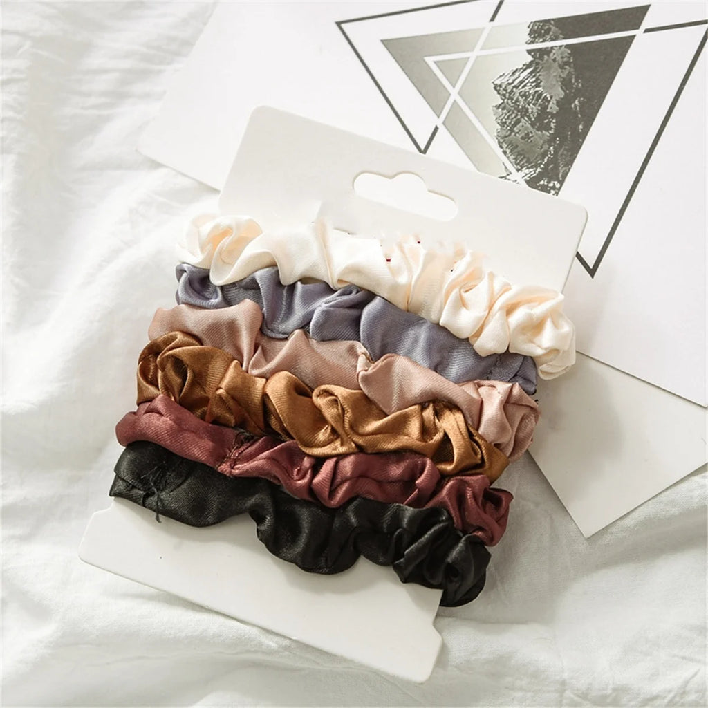 Softer Than Silk Scrunchies for Hair | Satin Scrunchies for Girls |