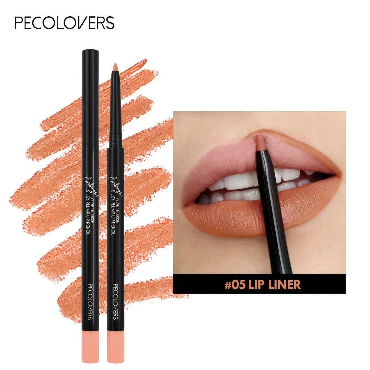 Waterproof Matte Lipliner Pencil Red Contour Tint Lipstick