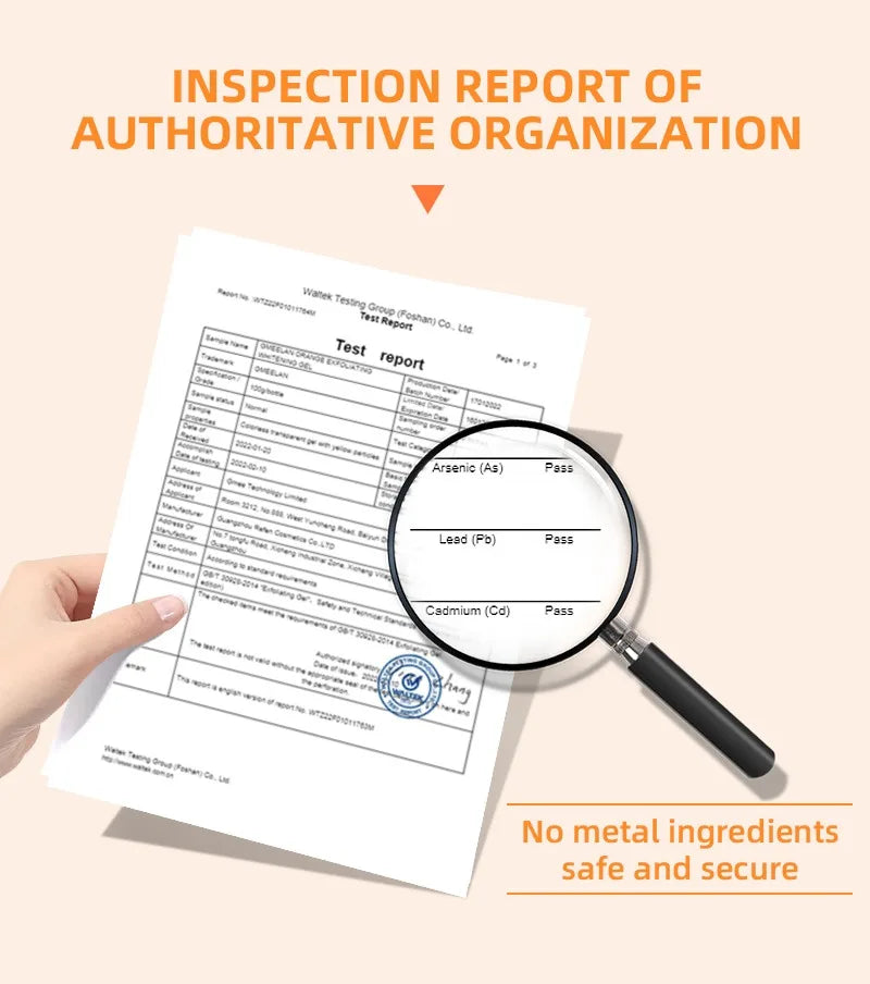 Orange Exfoliating Gel Dead Spot Remover Brighten Peeling Korean Skin Care