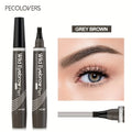 Eyebrow Pen Waterproof 4 Split Tip Eyebrows Makeup Pencil