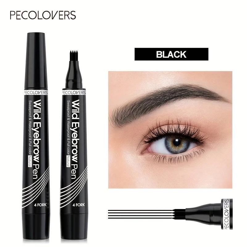 Eyebrow Pen Waterproof 4 Split Tip Eyebrows Makeup Pencil