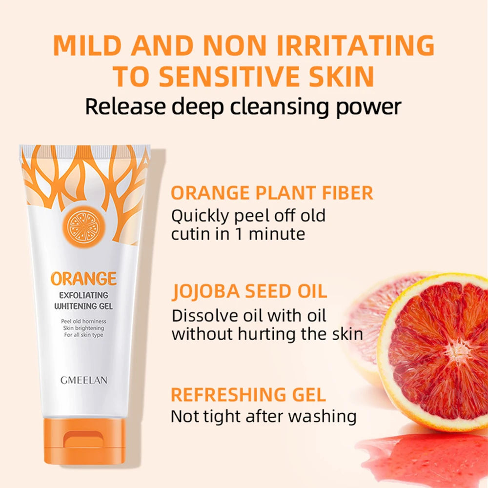 Orange Exfoliating Gel Dead Spot Remover Brighten Peeling Korean Skin Care