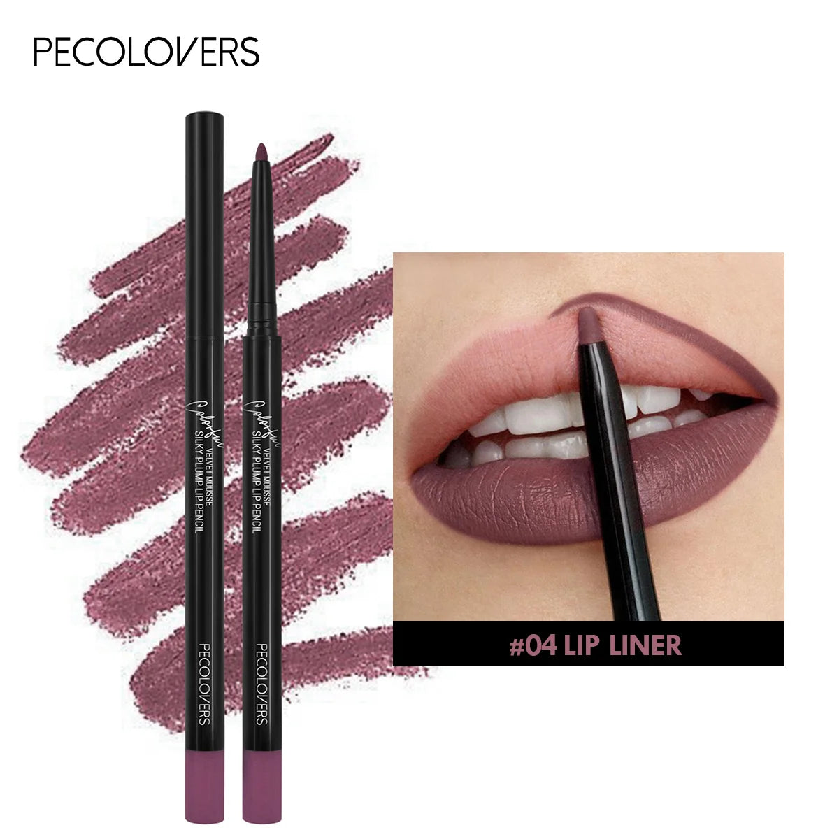 Waterproof Matte Lipliner Pencil Red Contour Tint Lipstick