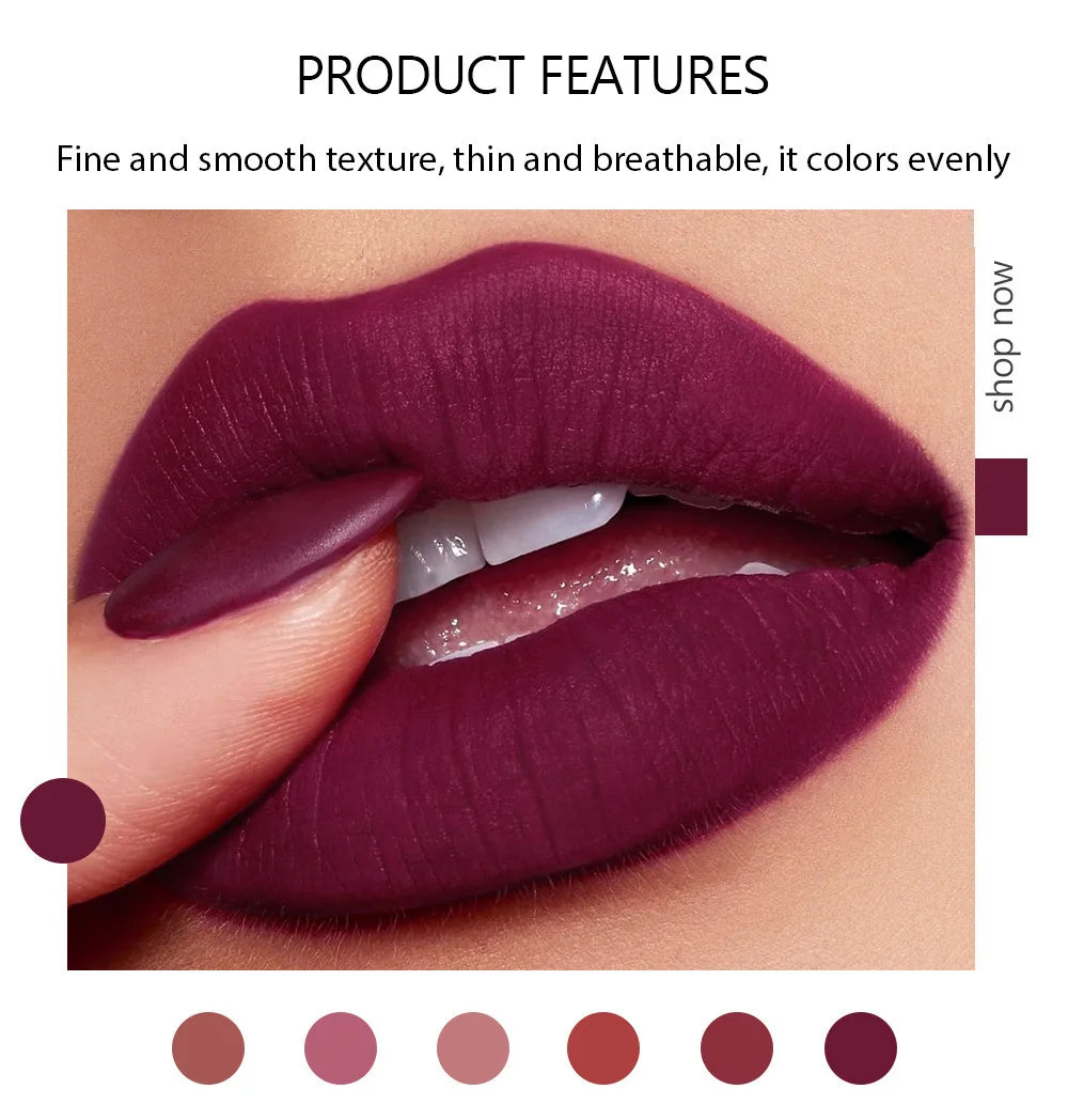 Smooth Matte Lip Color Waterproof Smudge-proof