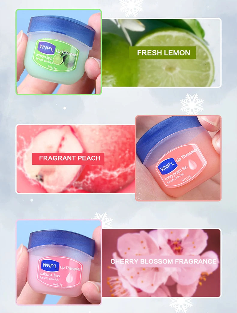 4/6/8pcs Moisturizing Lip Balm  Lip Care Jelly Moisturizer