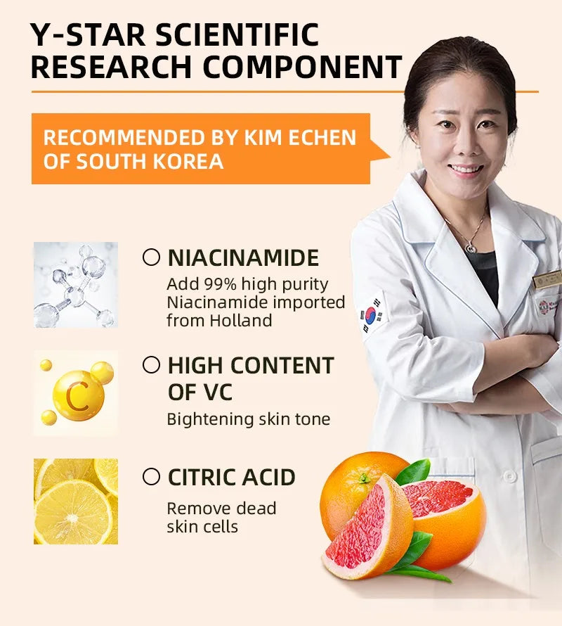 Orange Exfoliating Gel Dead Spot Remover Brighten Peeling Korean Skin Care