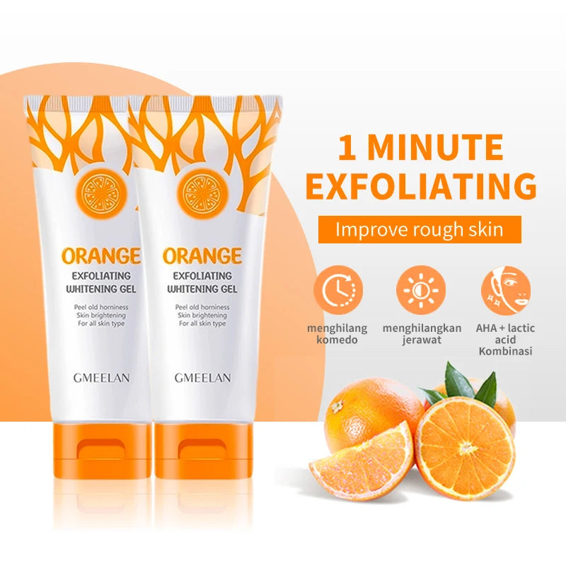 Orange Exfoliating Gel Dead Spot Remover Brighten Peeling Korean Skin Care