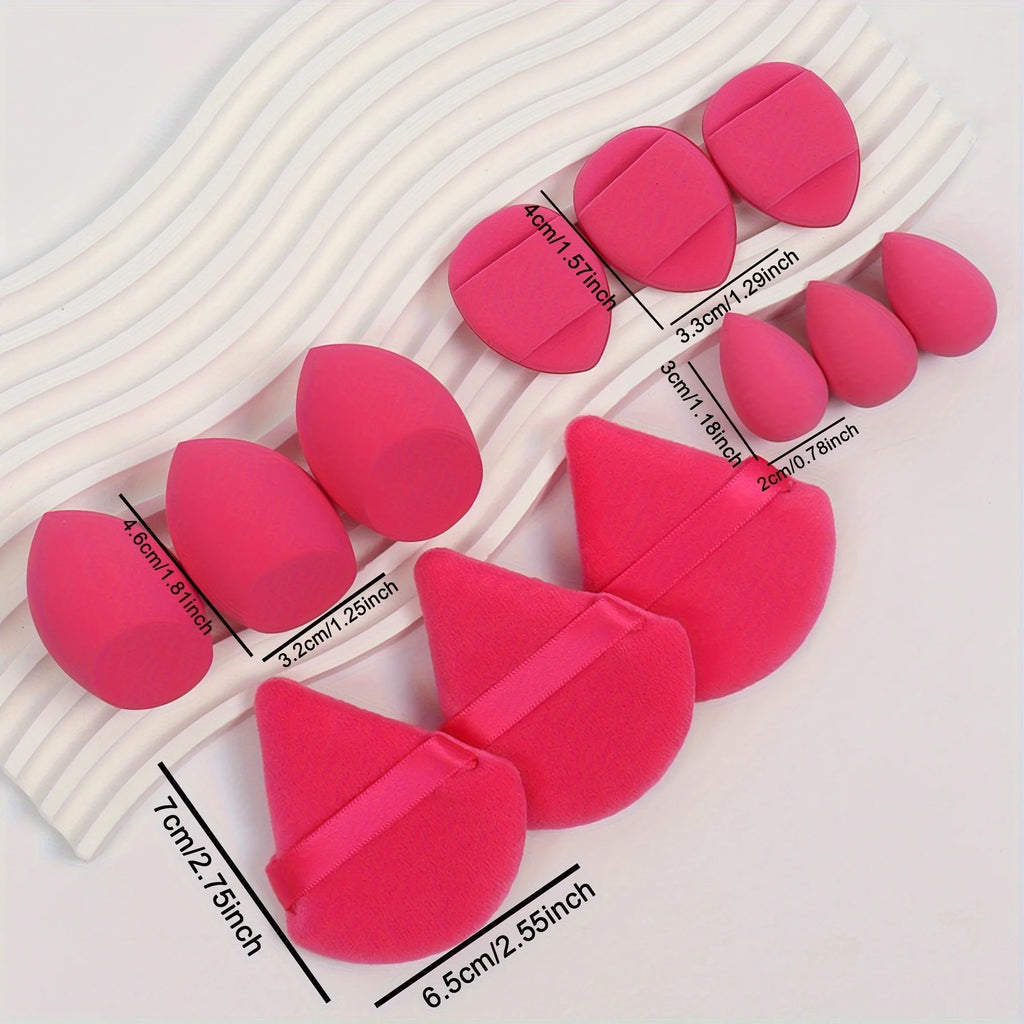 12-Piece All-Purpose Makeup Sponge Set,