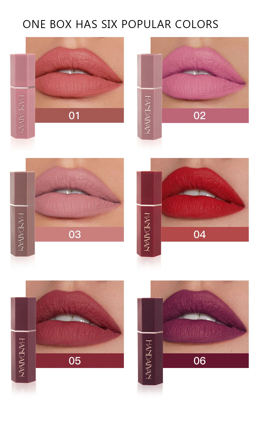 Smooth Matte Lip Color Waterproof Smudge-proof
